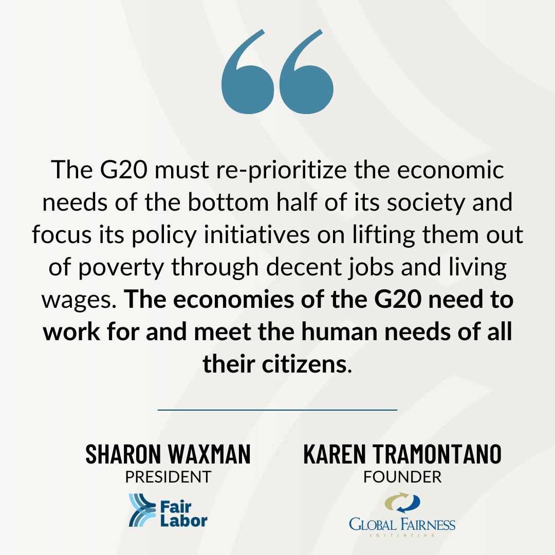 G20 leaders Focus on lifting citizens out of poverty through decent